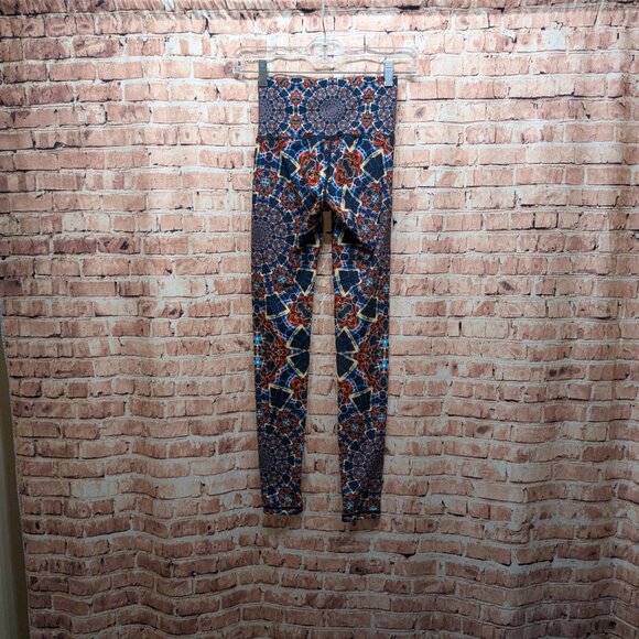 Wolven Colorful Geometric Pattern Leggings - Picture 6 of 11